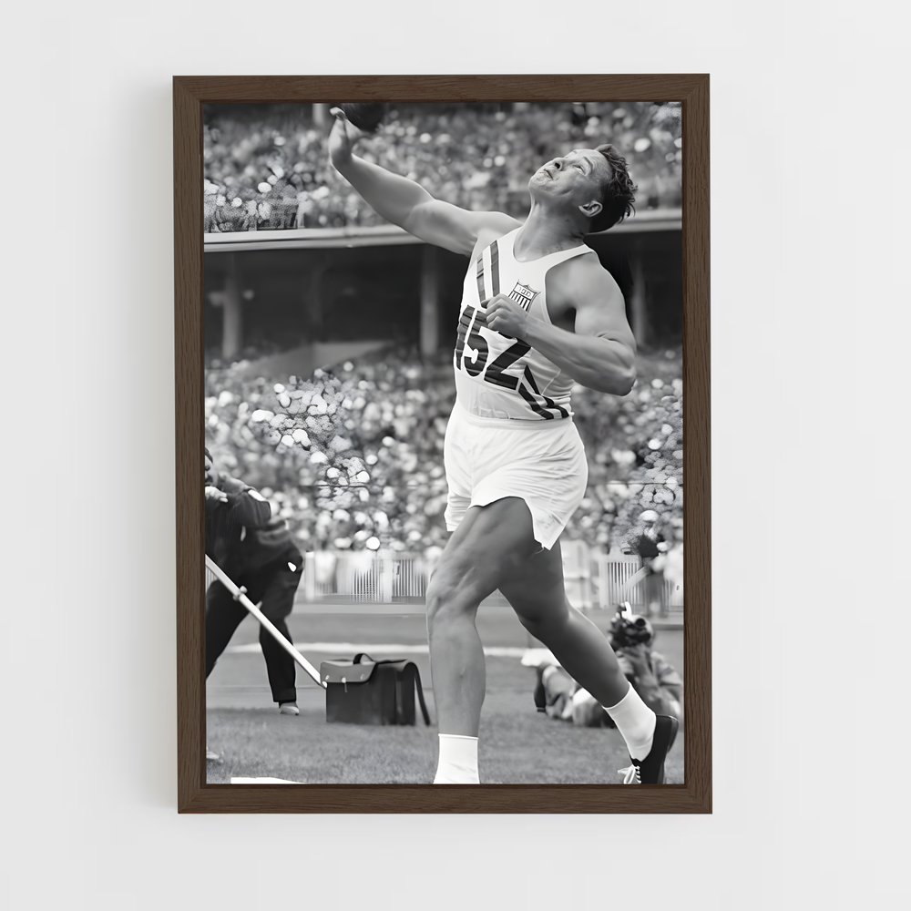 Poster Discus de Melbourne – affiche Jeux Olympiques (vue 5)